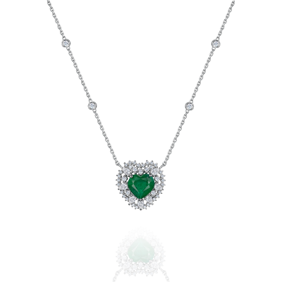 N03-SL-003-6 Колье (750) (7 Бр Г-56 0,333Ct 3/5Б ,12 Бр Кр-57 0,360Ct 3/5А ,1 Бр Кр-57 0,020Ct 3/5А ,6 Бр Кр-57 0,082Ct 3/5А ,) ШК: 2000000004235